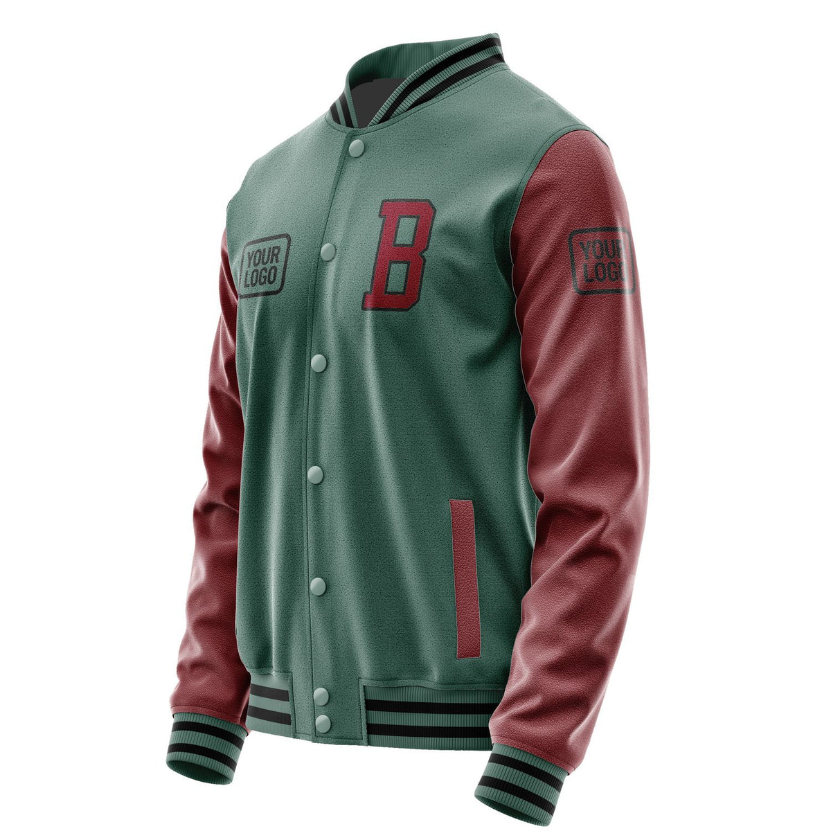 Custom Blue Green Crimson Red Jacket JA272715271717151517