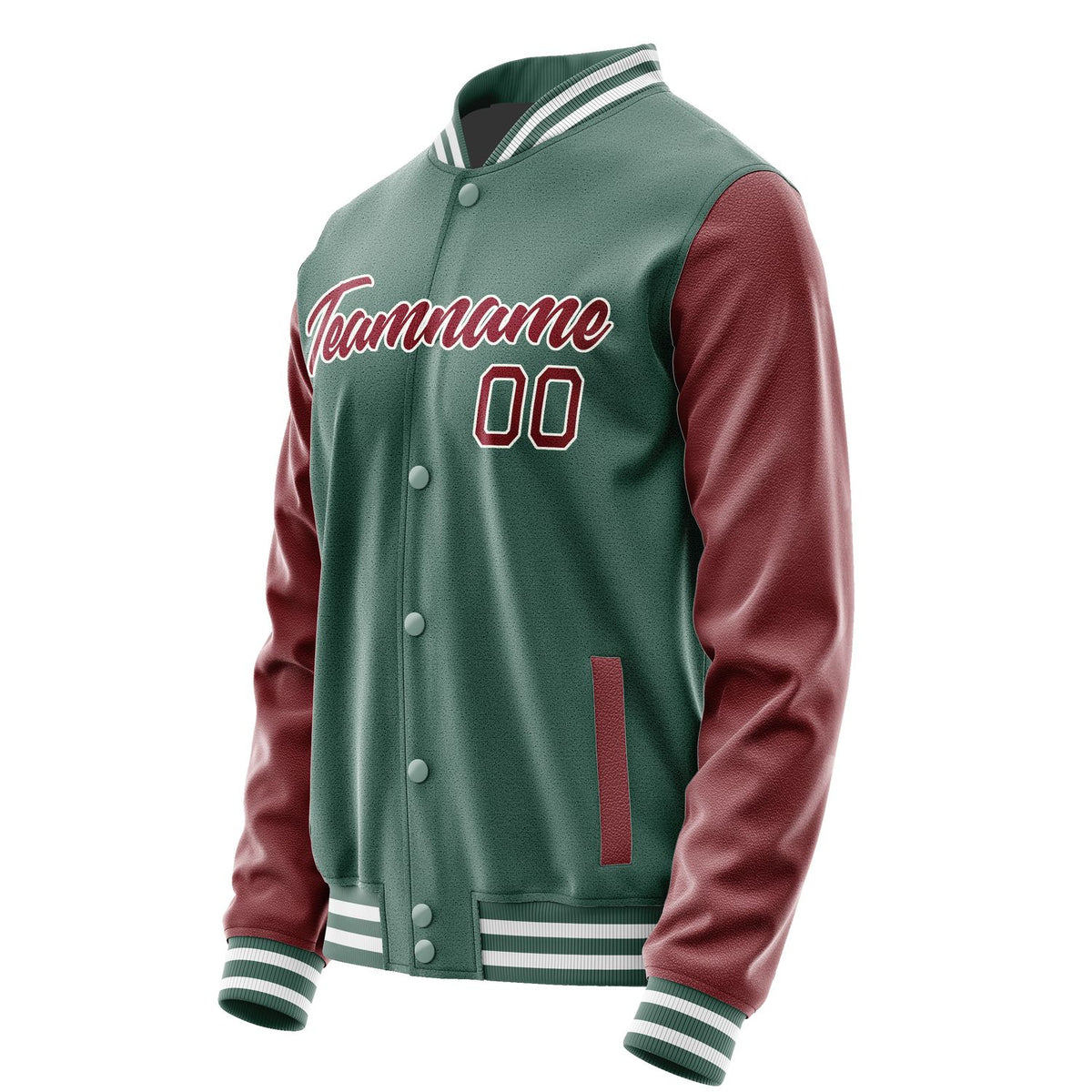 Custom Blue Green Crimson Red Jacket JA2727152718B21815