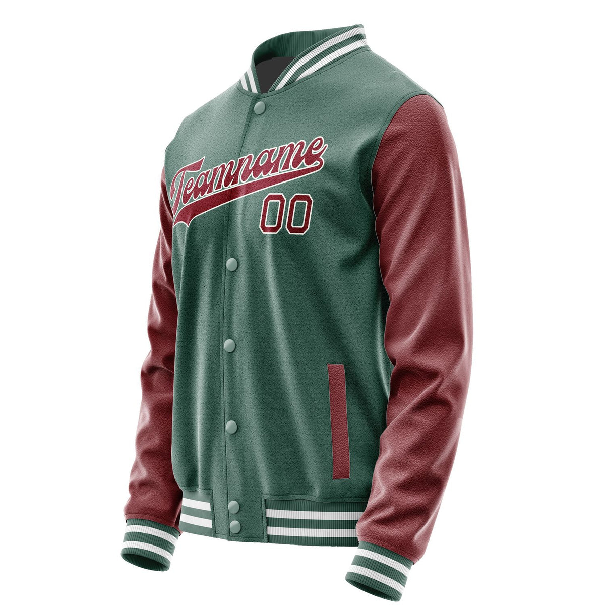 Custom Blue Green Crimson Red Jacket JA2727152718B31815