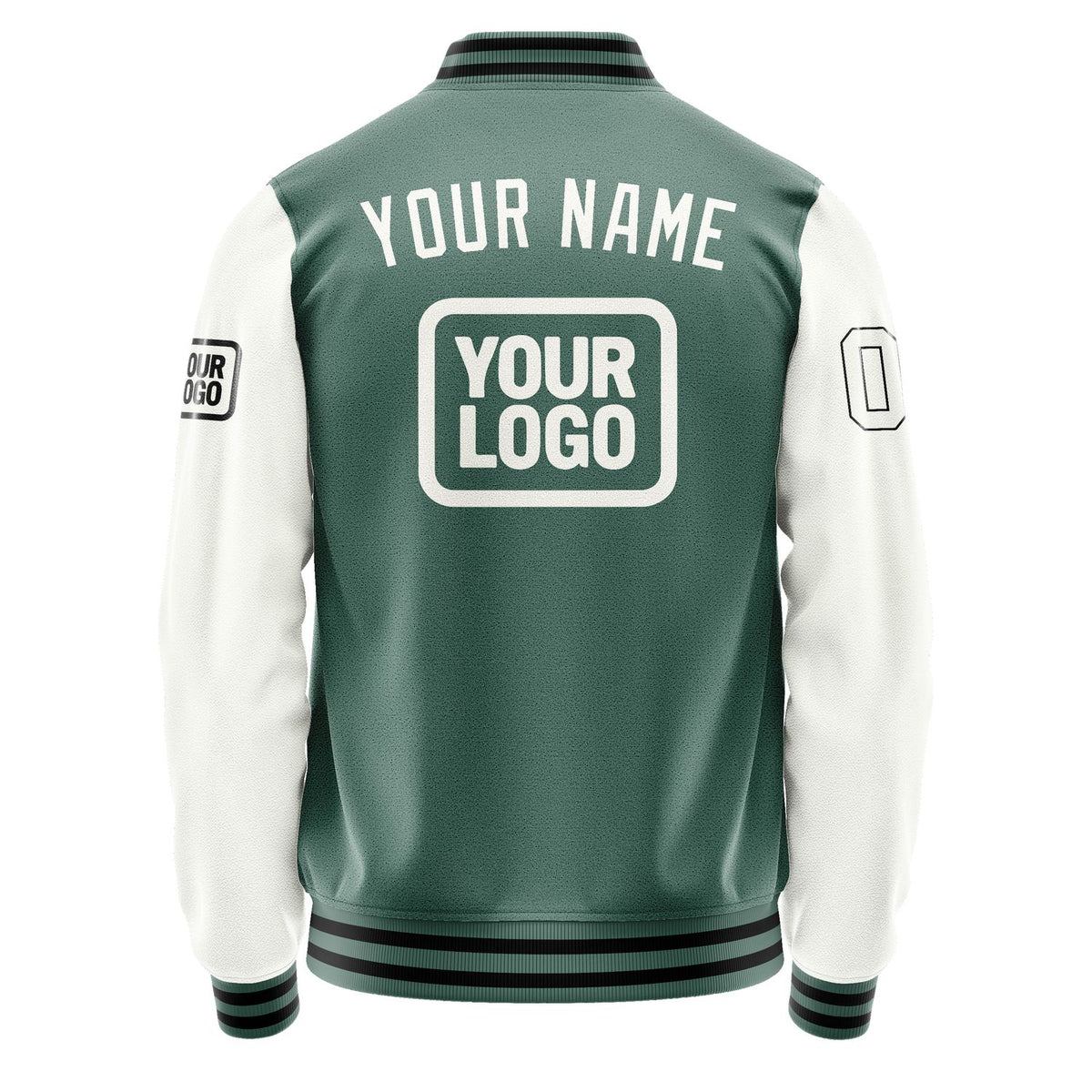 Custom Blue Green White Jacket JA272718271717181817