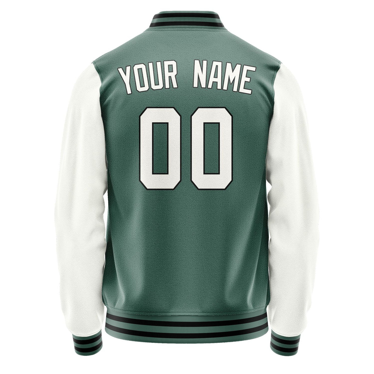 Custom Blue Green White Jacket JA2727182717B31718