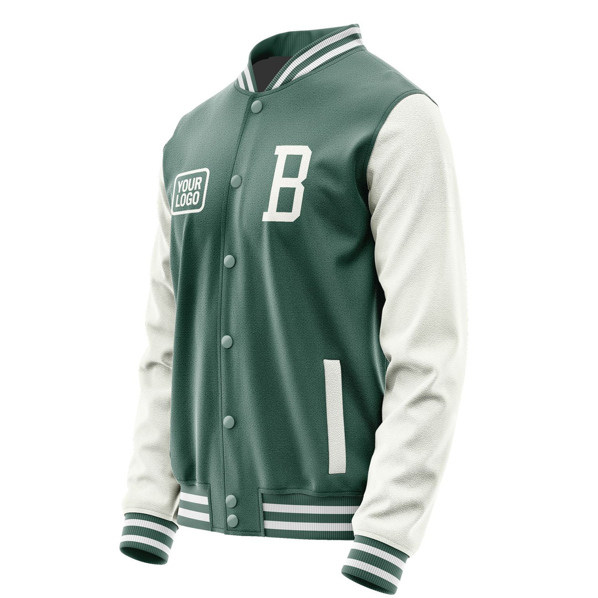 Custom Blue Green White Jacket JA272718271818181818