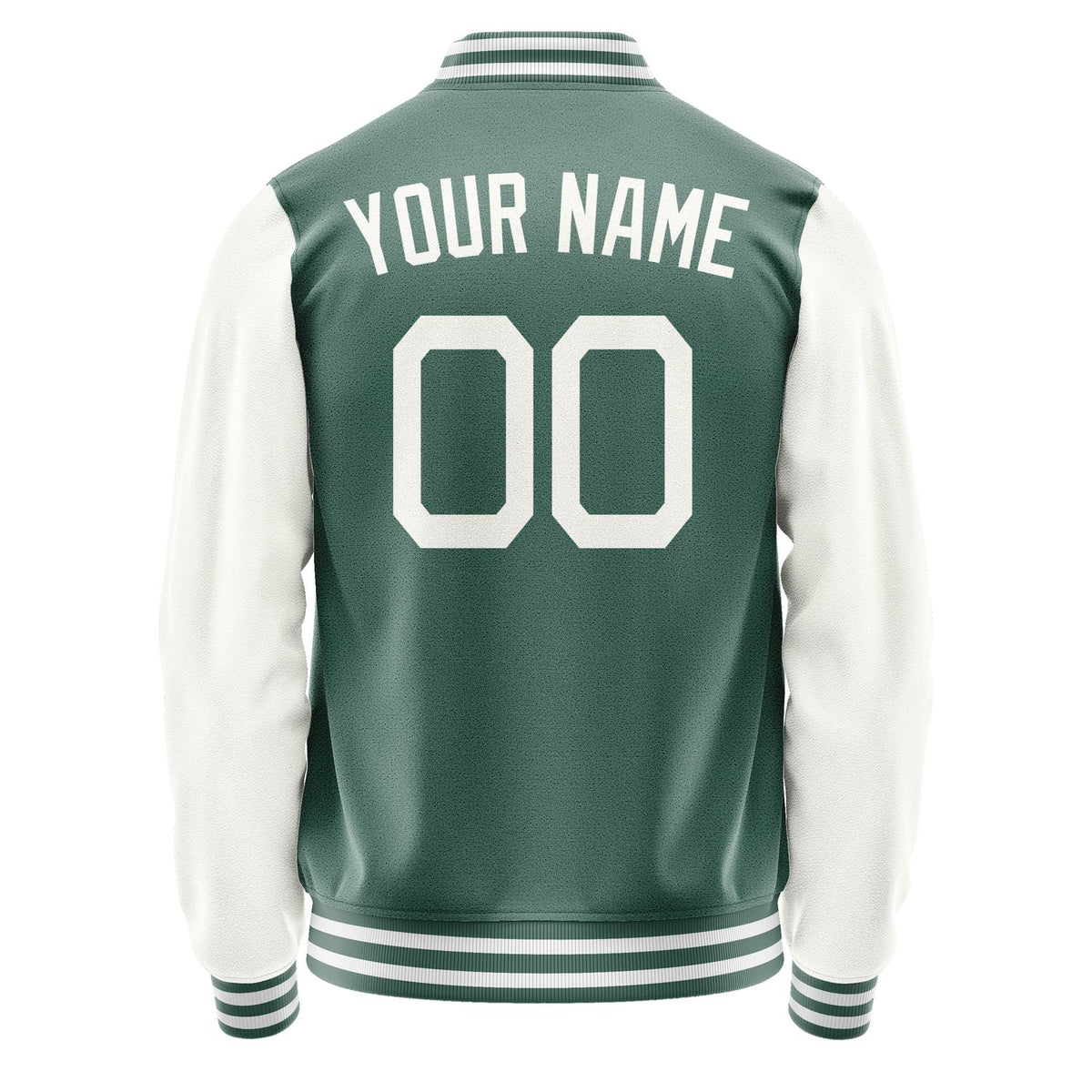 Custom Blue Green White Jacket JA2727182718B21818