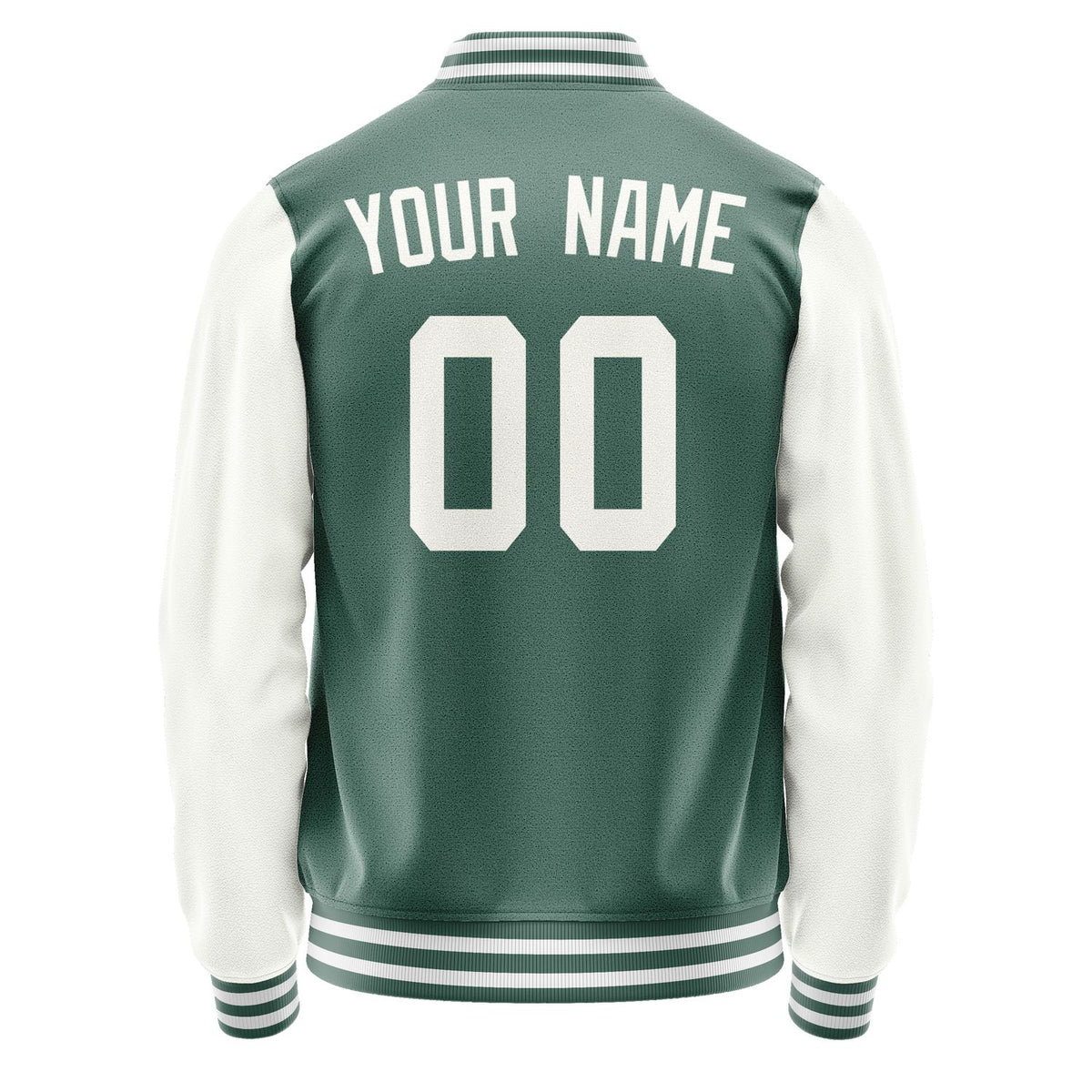 Custom Blue Green White Jacket JA2727182718B31818