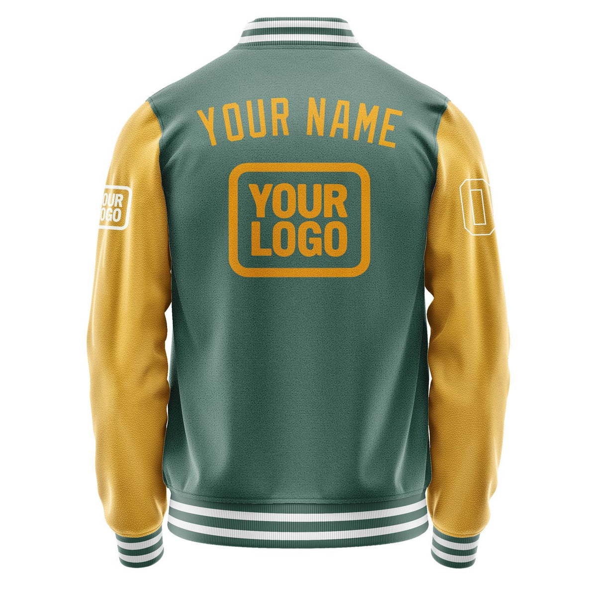 Custom Blue Green Yellow Jacket JA272719271818191918