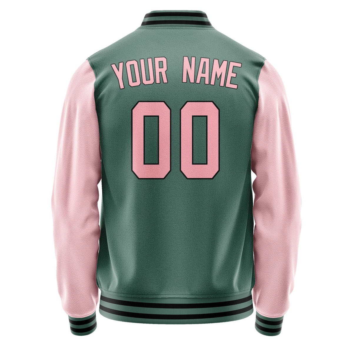 Custom Blue Green Light Pink Jacket JA2727212717B31721