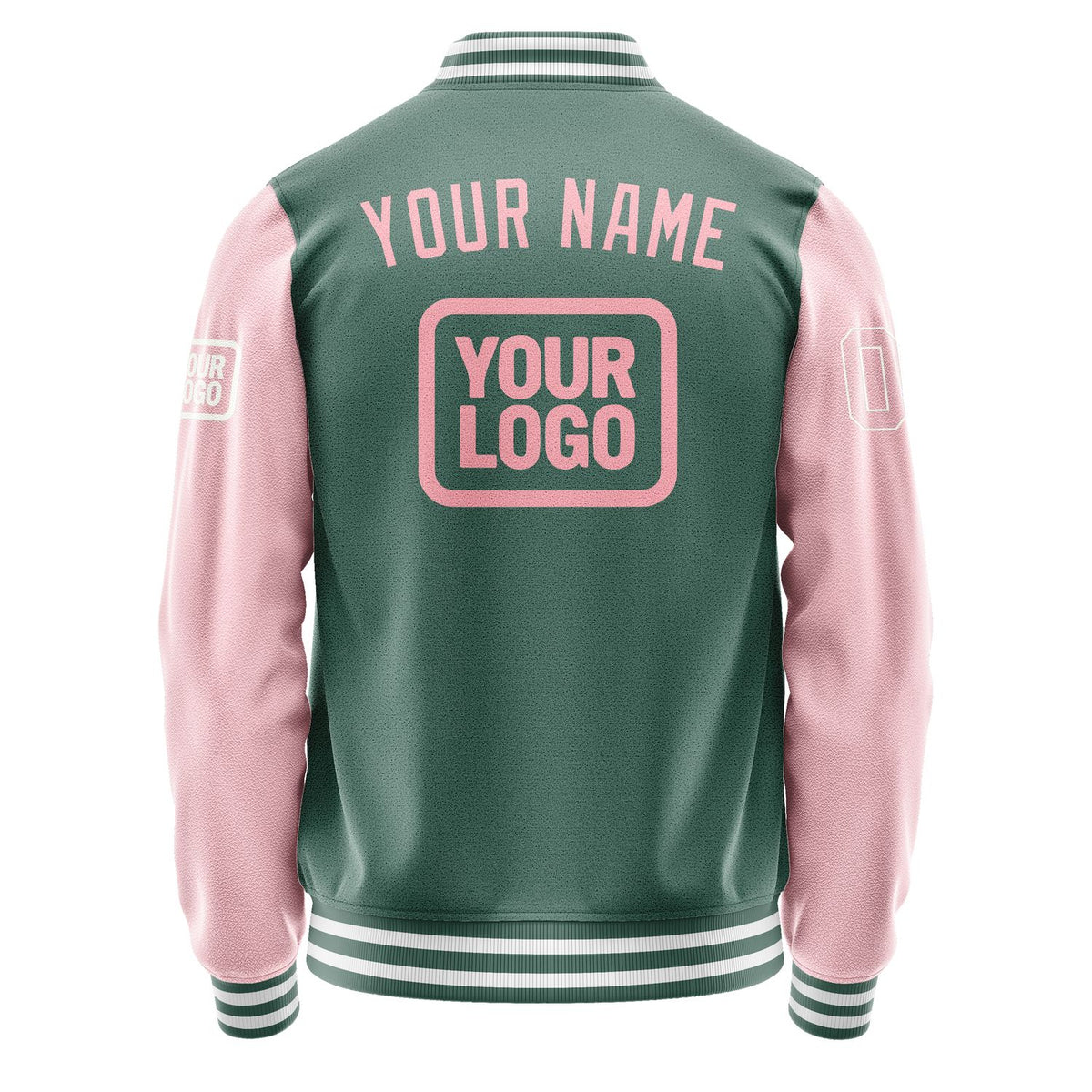 Custom Blue Green Light Pink Jacket JA272721271818212118