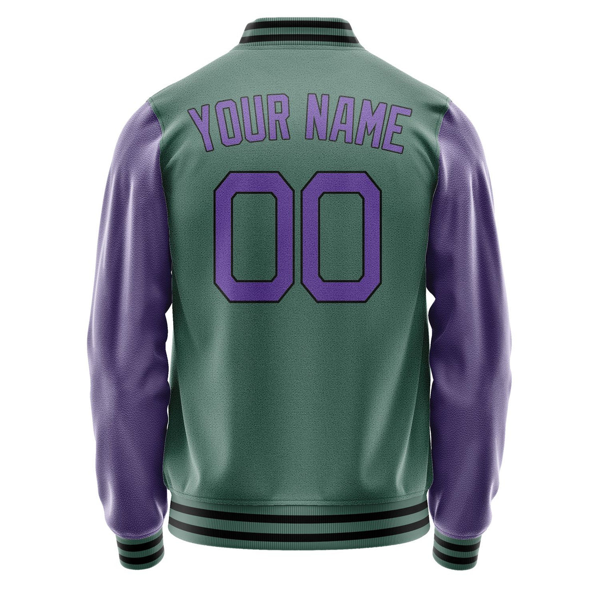 Custom Blue Green Light Purple Jacket JA2727232717B21723