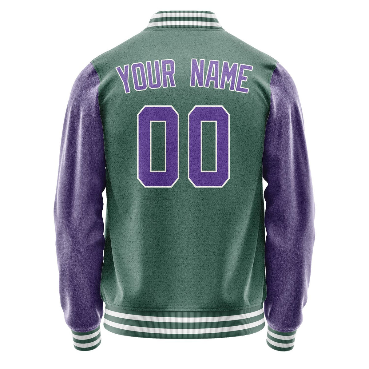 Custom Blue Green Light Purple Jacket JA2727232718B31823