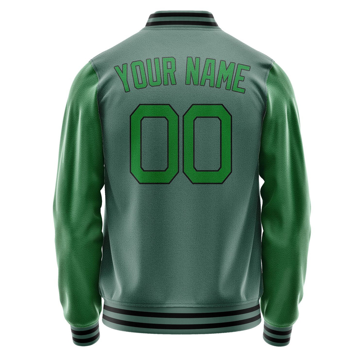 Custom Blue Green Emerald Green Jacket JA2727242717B21724