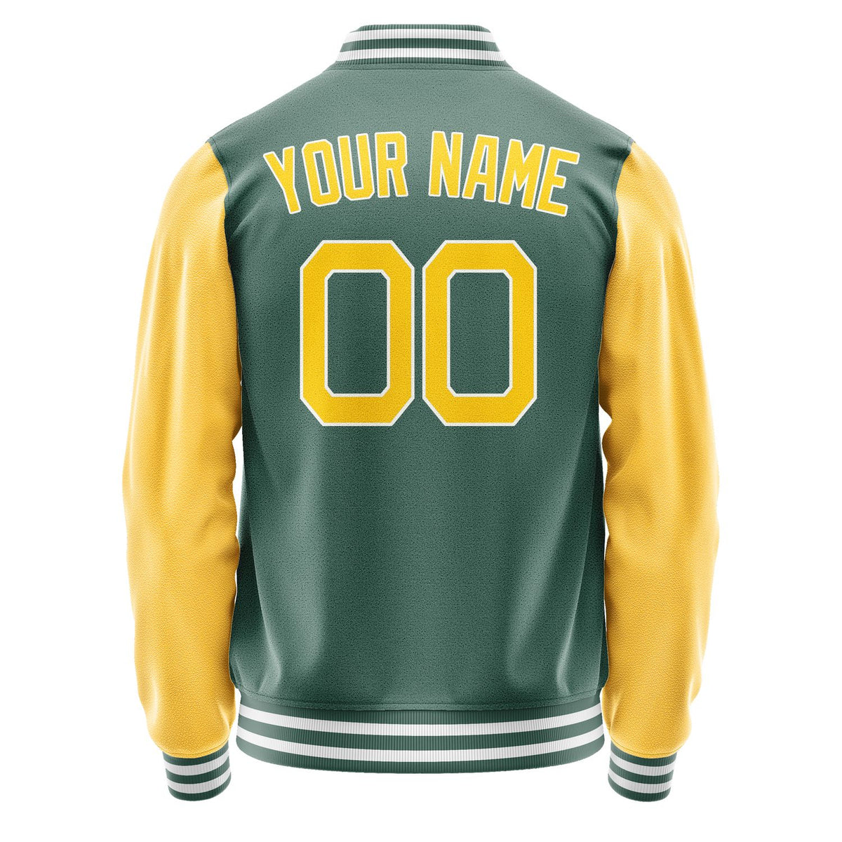 Custom Blue Green Gold Jacket JA2727302718B21830