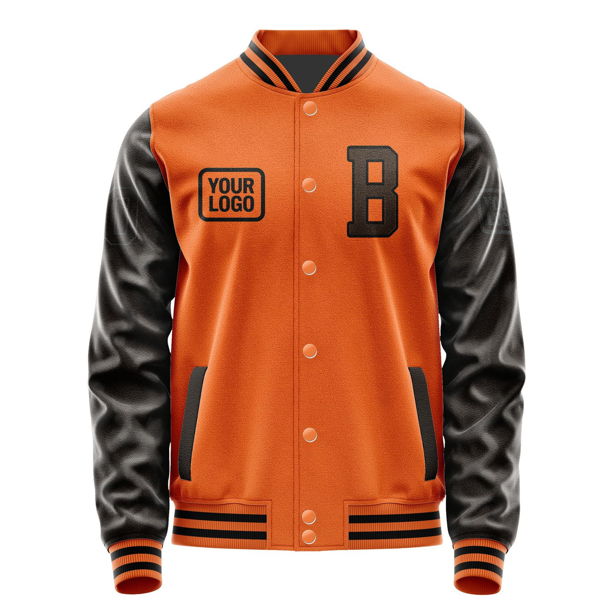 Custom Orange Brown Jacket JA282801281717010117