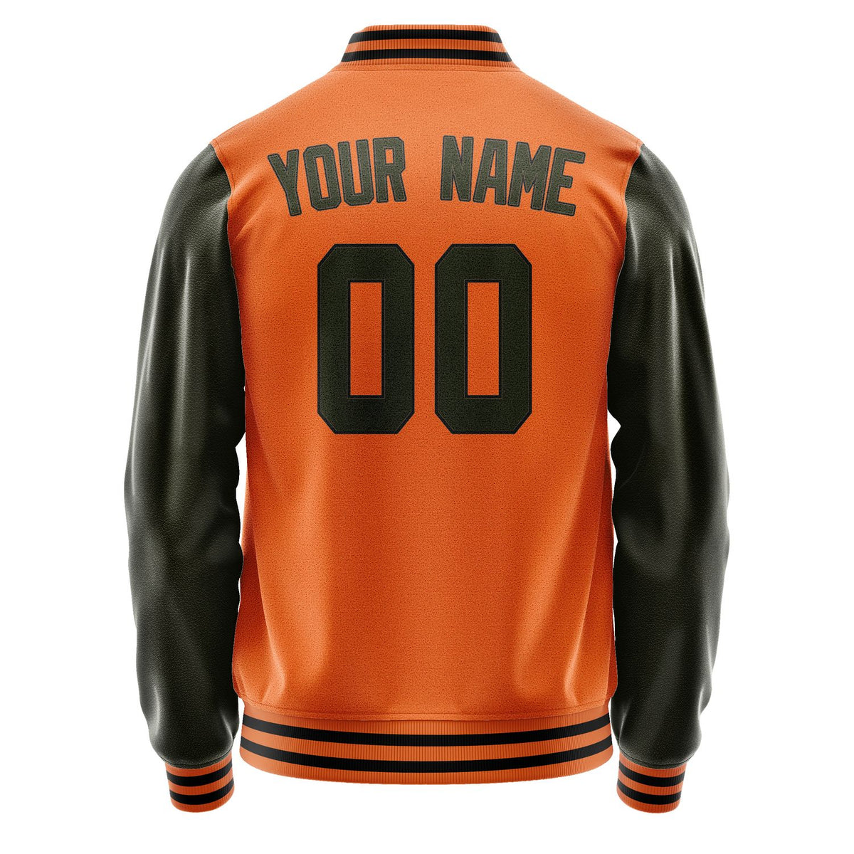 Custom Orange Olive Jacket JA2828022817B31702