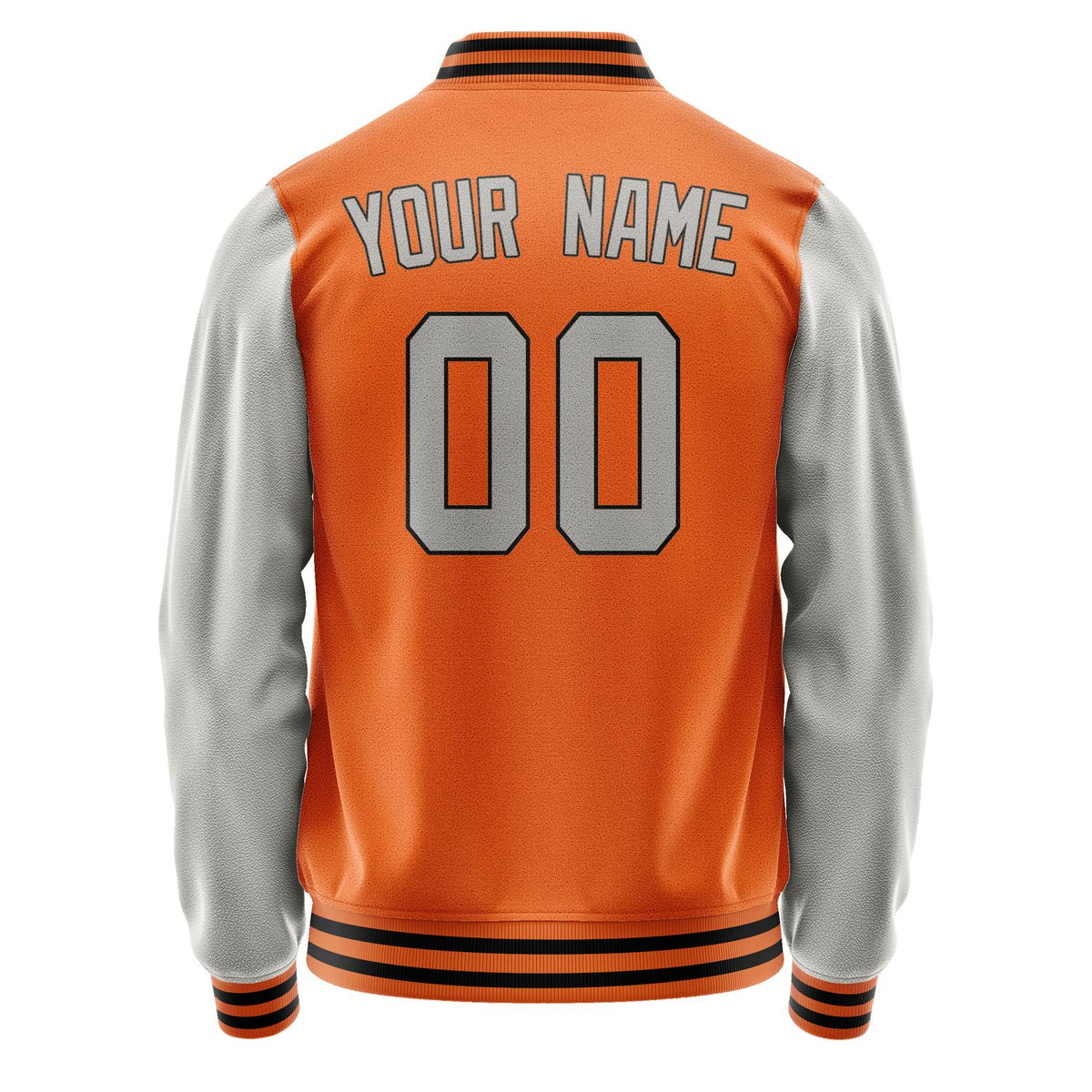 Custom Orange Gray Jacket JA2828042817B31704