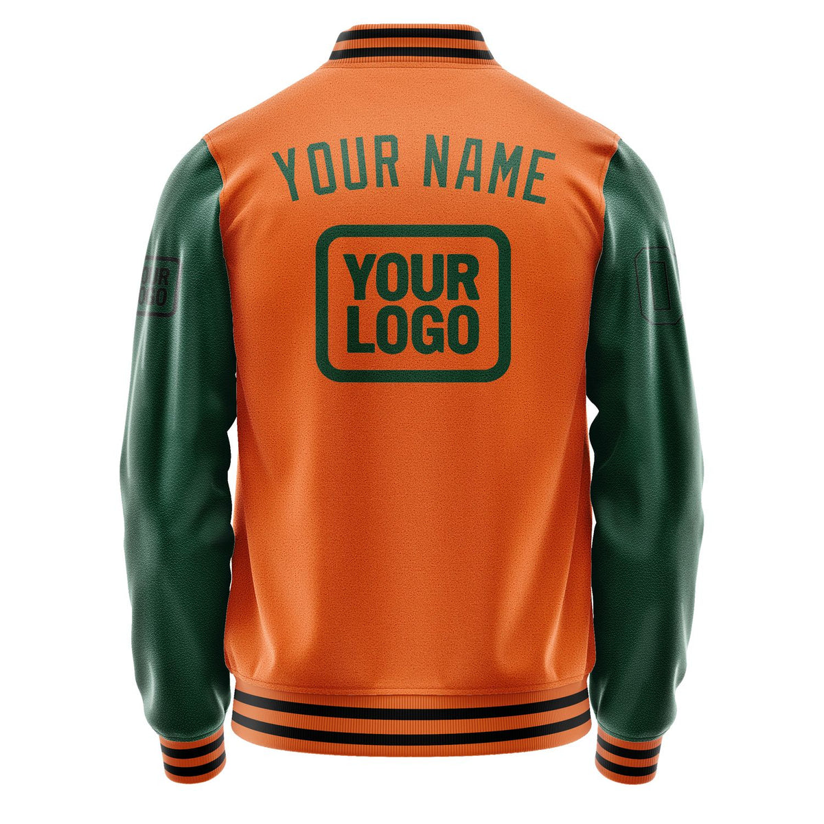 Custom Orange Green Jacket JA282805281717050517