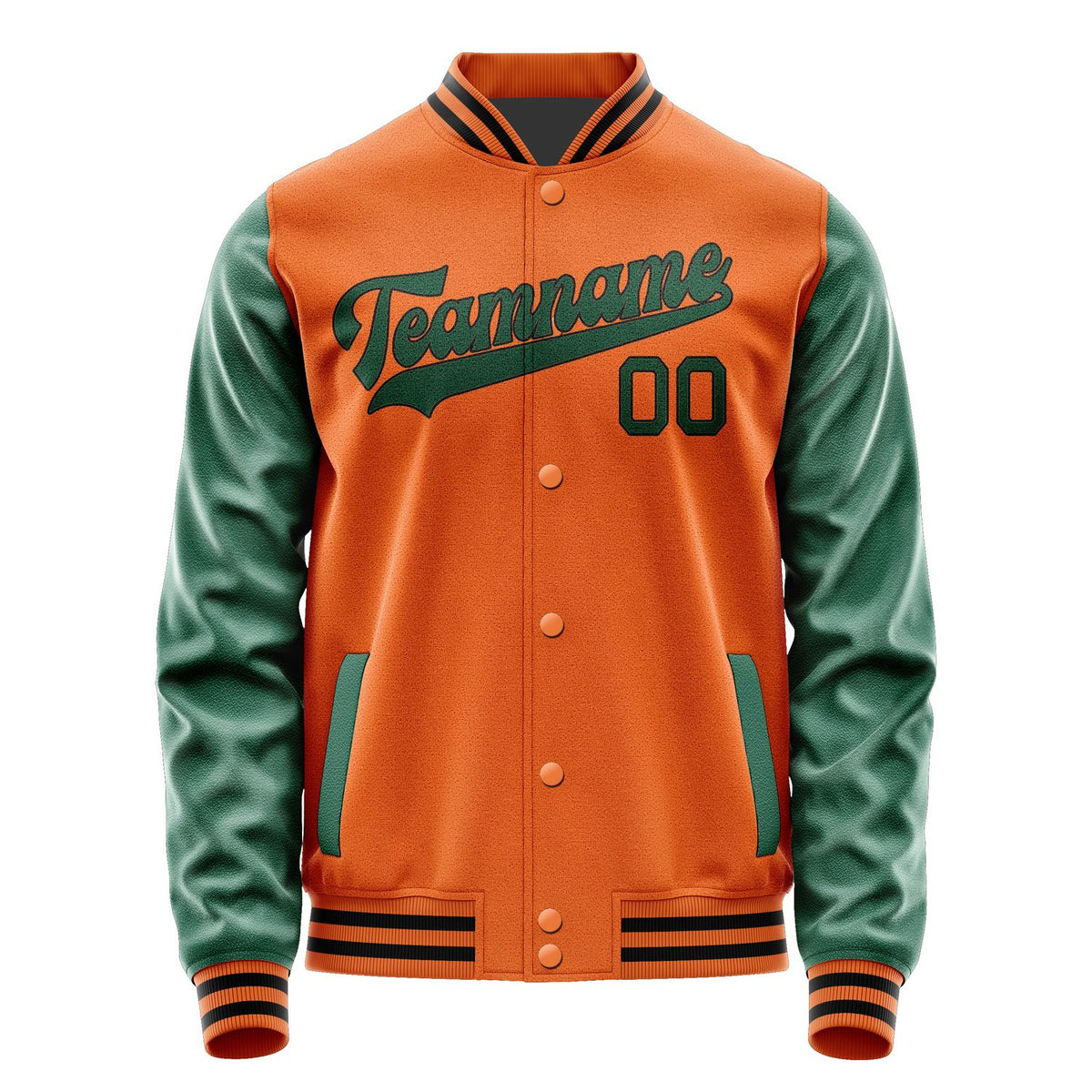 Custom Orange Green Jacket JA2828052817B31705