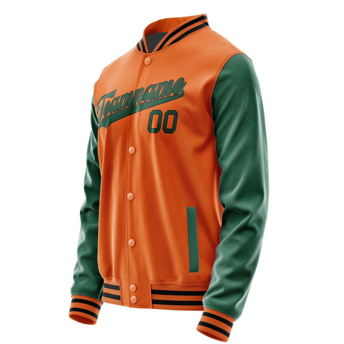 Custom Orange Green Jacket JA2828052817B31705