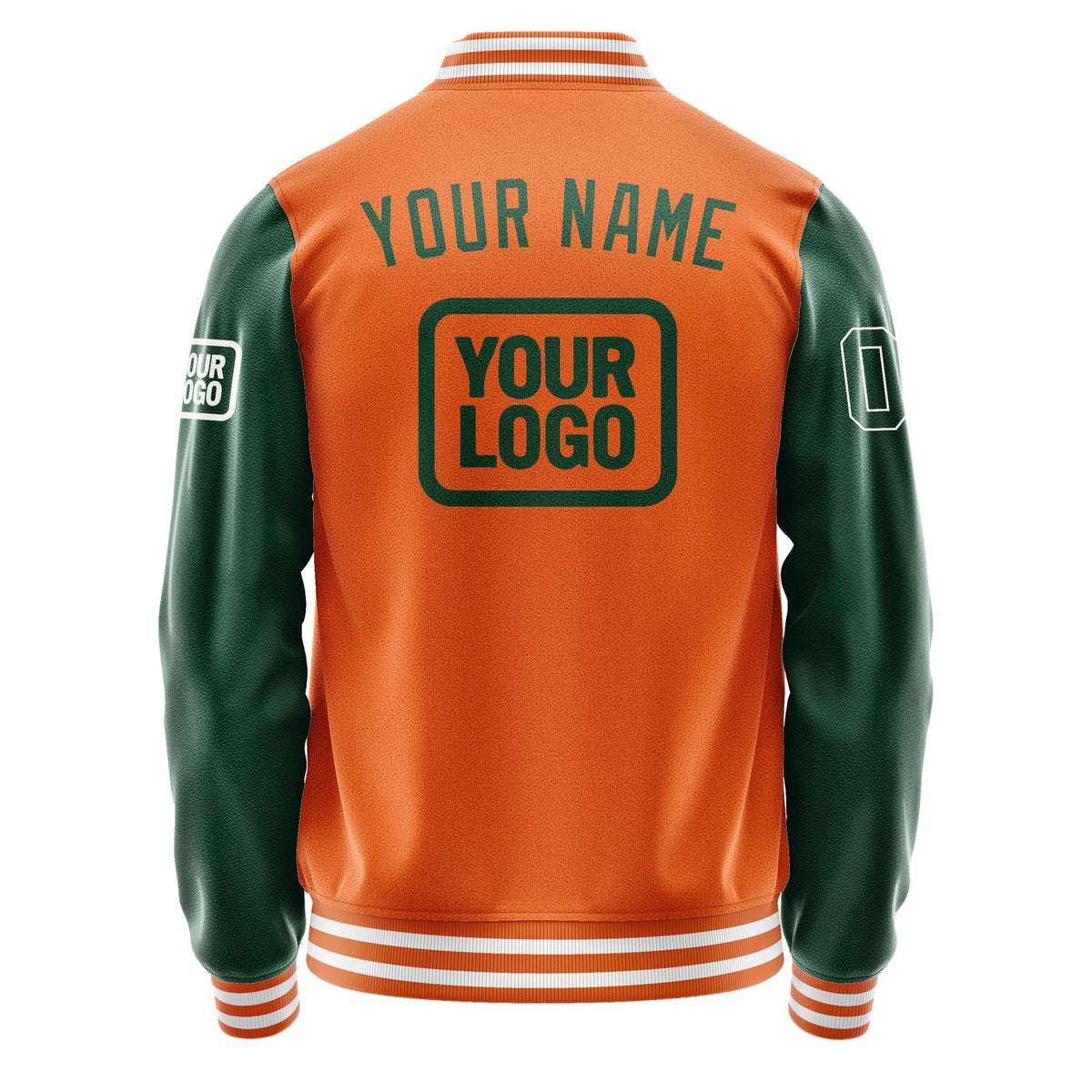 Custom Orange Green Jacket JA282805281818050518