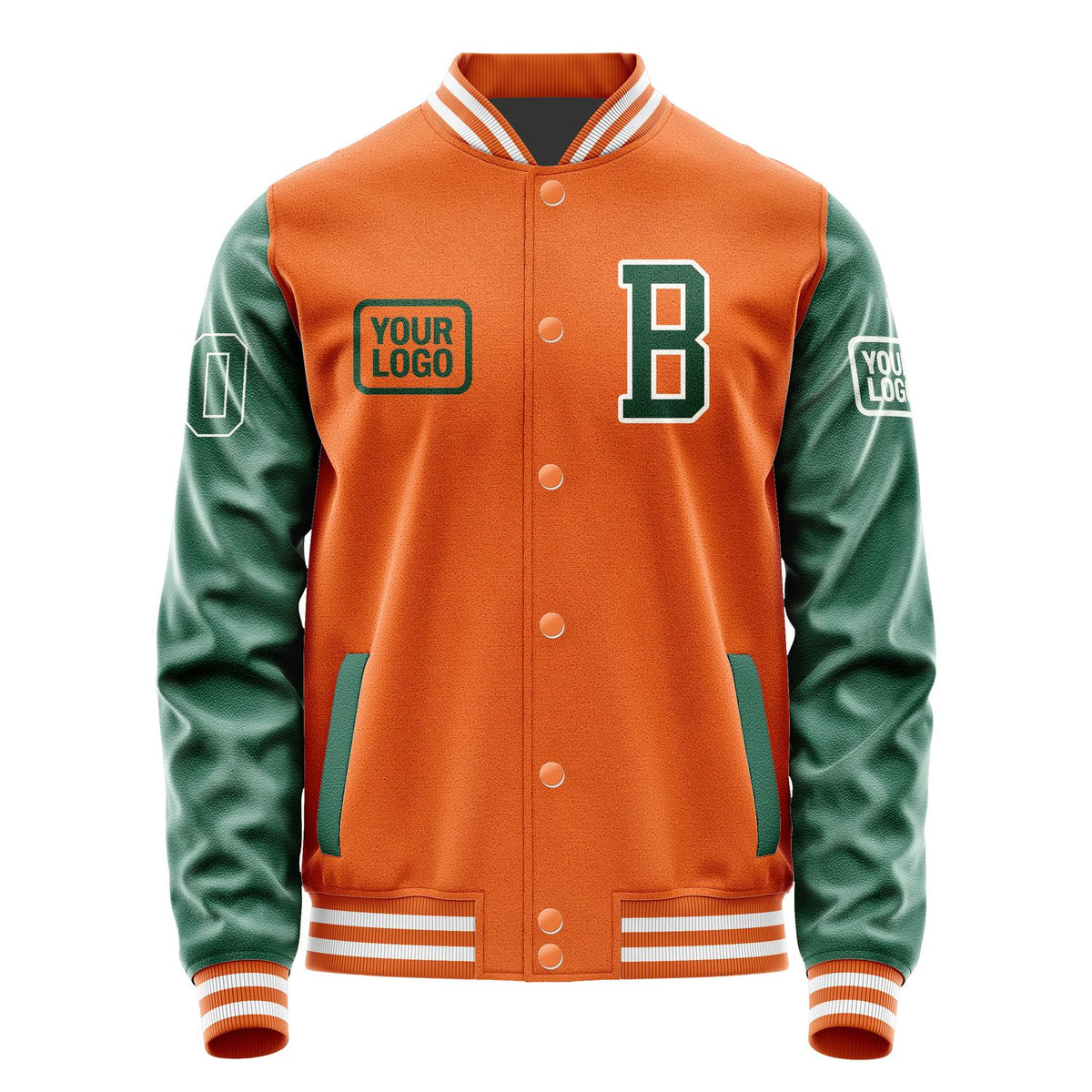 Custom Orange Green Jacket JA282805281818050518