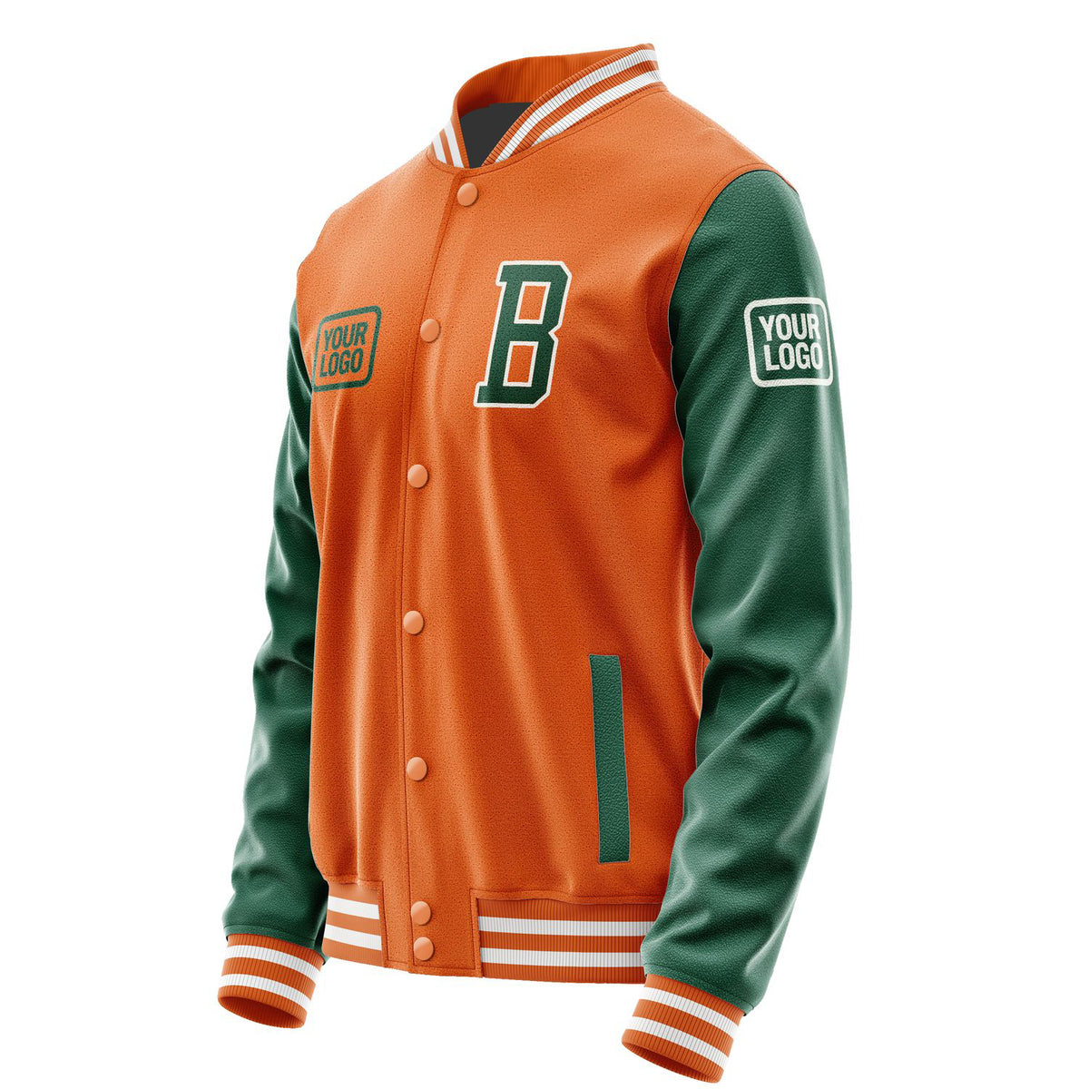 Custom Orange Green Jacket JA282805281818050518