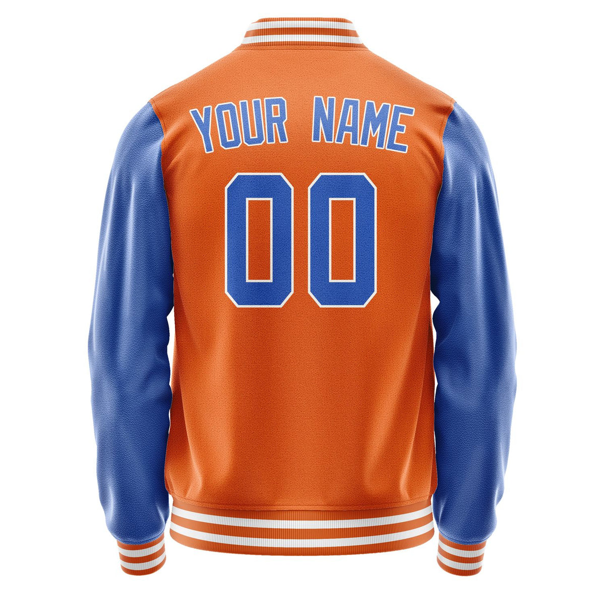 Custom Orange Sky Blue Jacket JA2828092818B31809