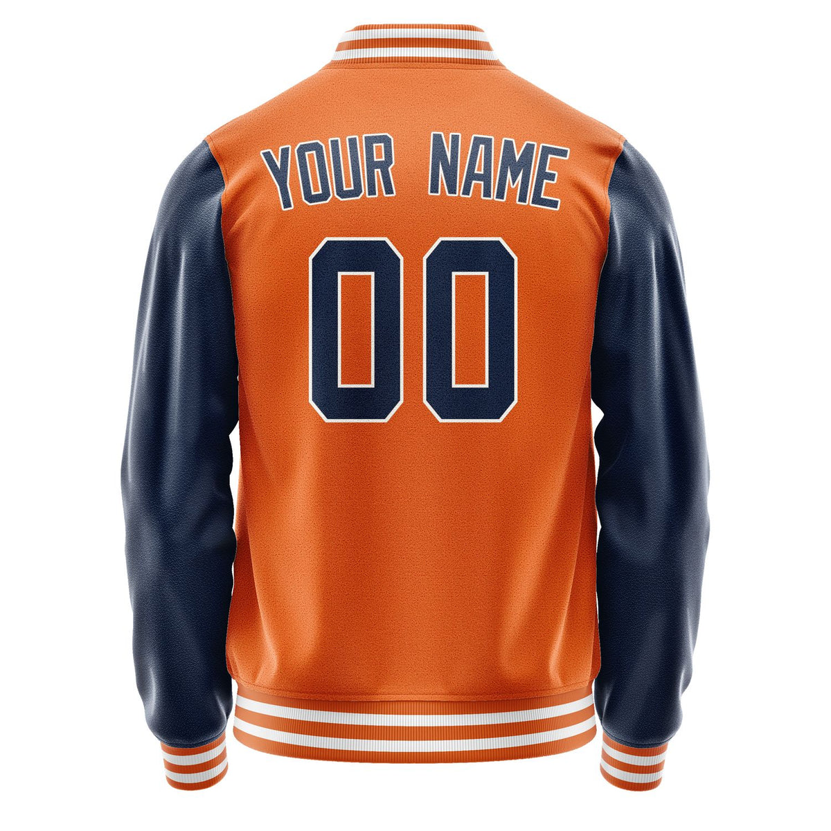 Custom Orange Blue Jacket JA2828102818B31810