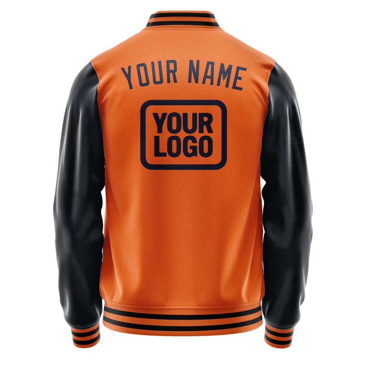 Custom Orange Navy Jacket JA282811281717111117