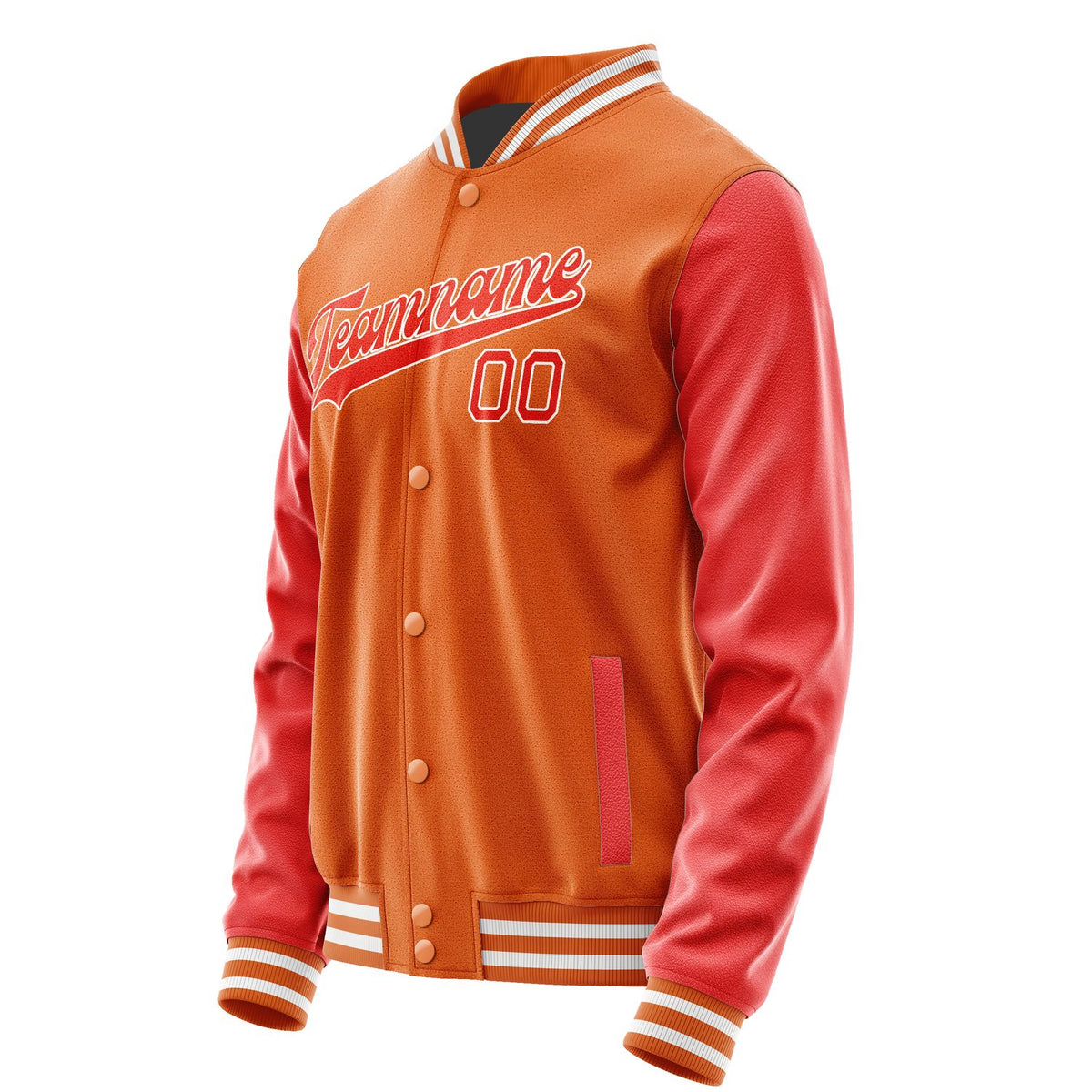 Custom Orange Orange Red Jacket JA2828122818B31812