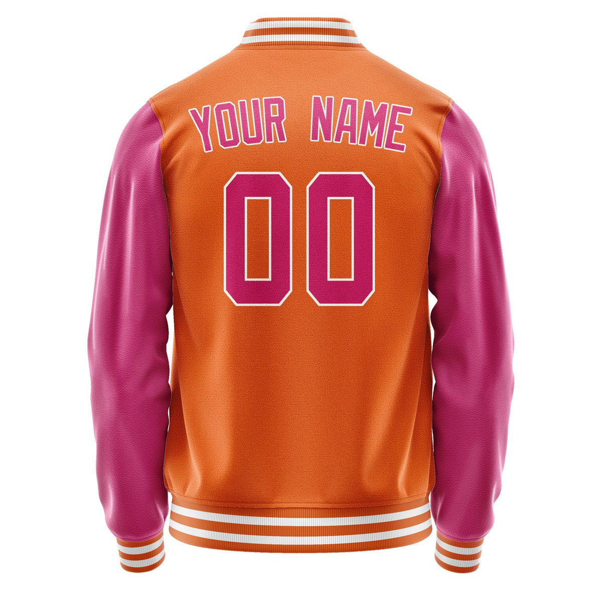 Custom Orange Pink Jacket JA2828132818B31813