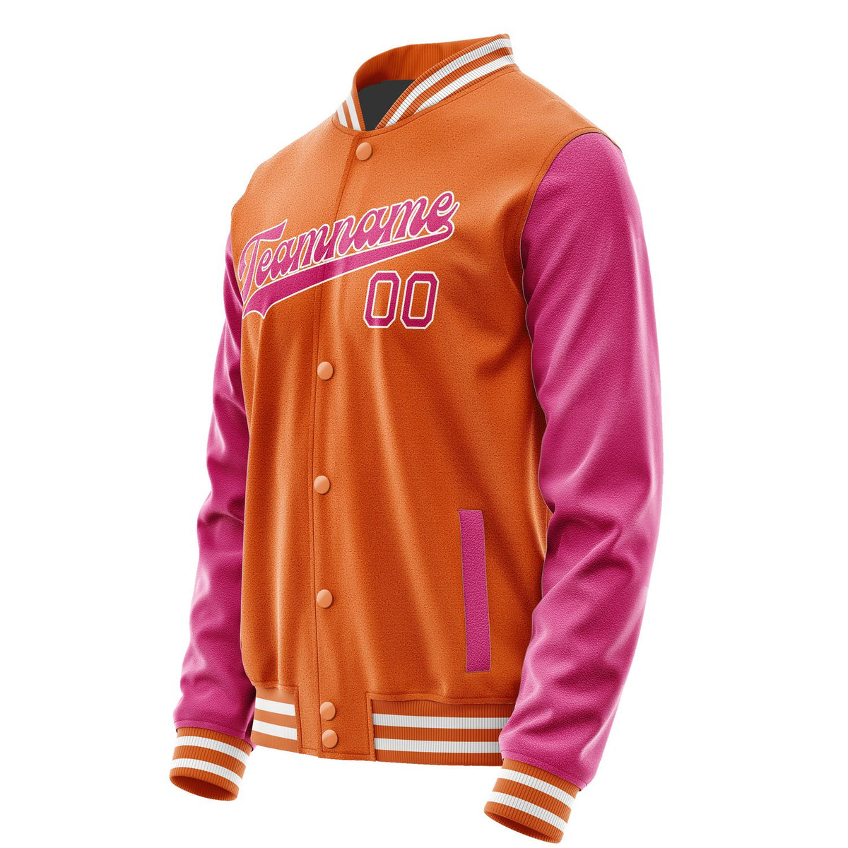 Custom Orange Pink Jacket JA2828132818B31813