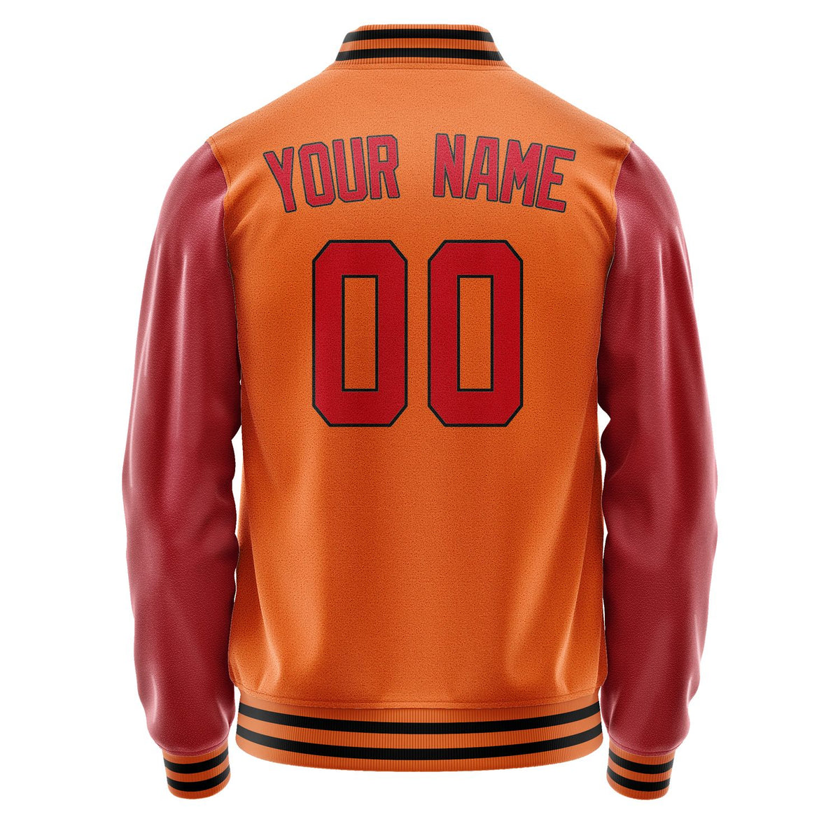 Custom Orange Red Jacket JA2828142817B31714