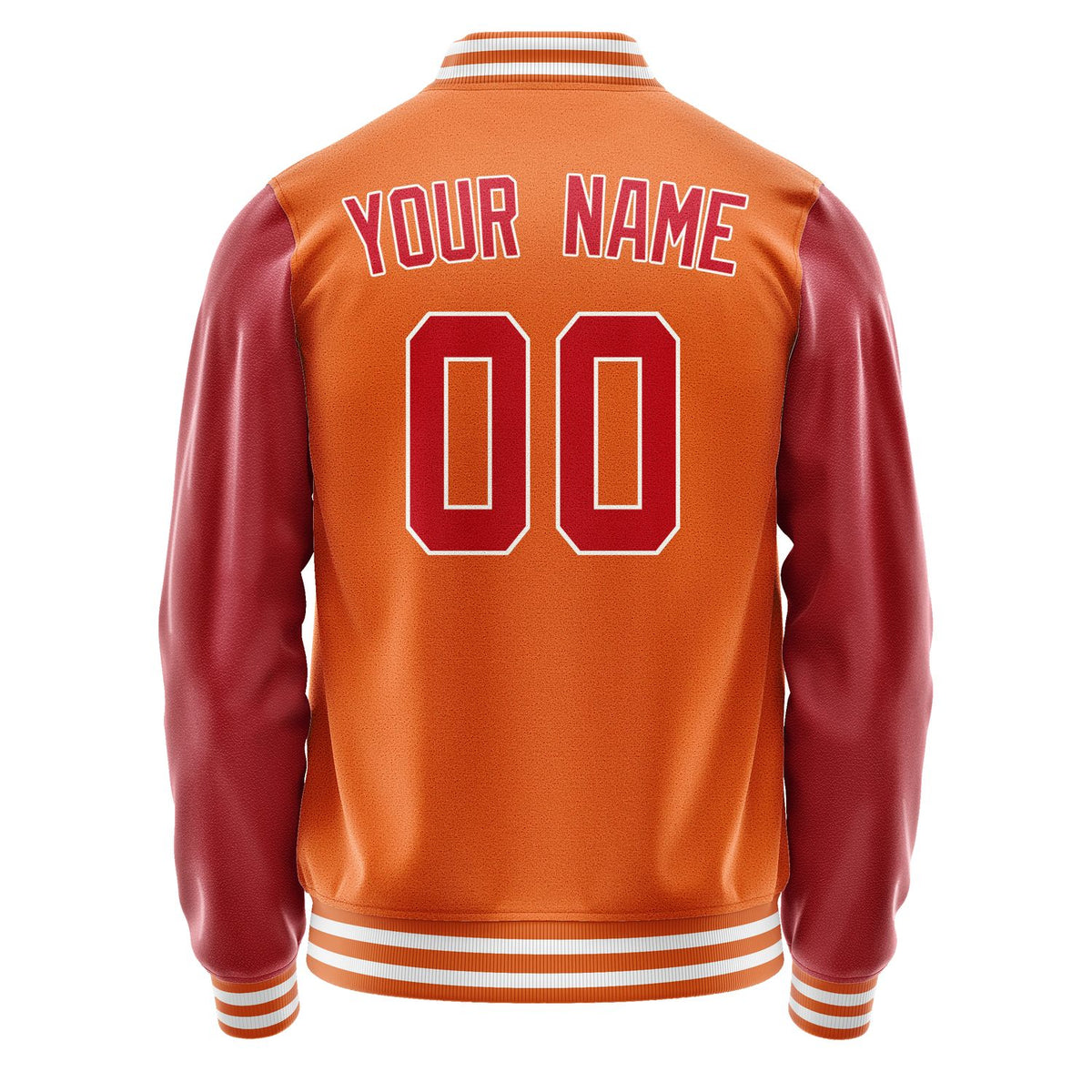 Custom Orange Red Jacket JA2828142818B31814