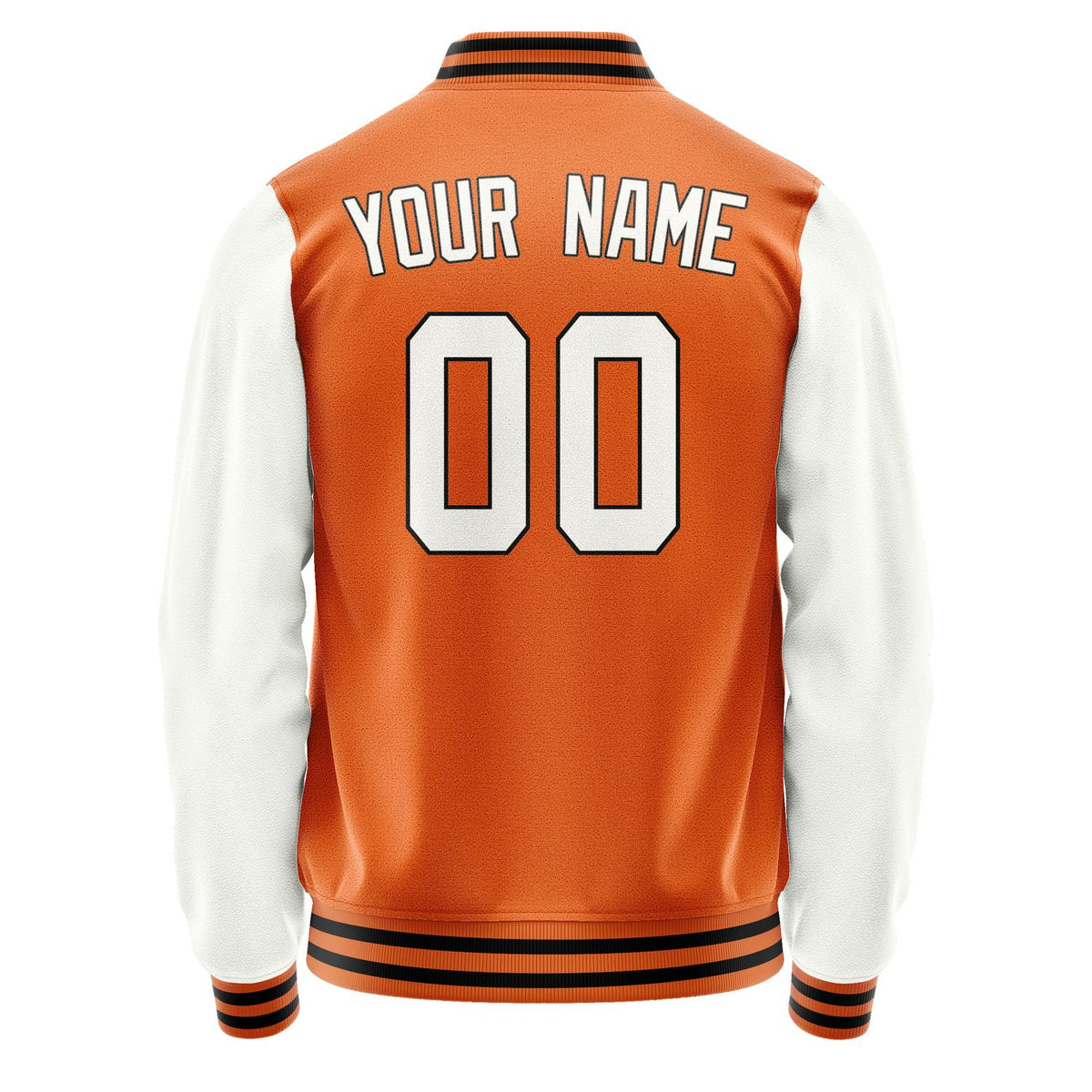 Custom Orange White Jacket JA2828182817B31718