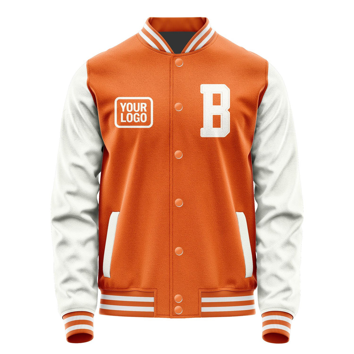 Custom Orange White Jacket JA282818281818181818