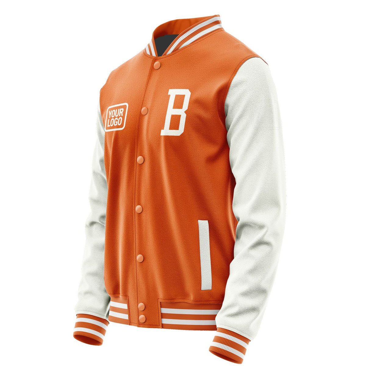 Custom Orange White Jacket JA282818281818181818