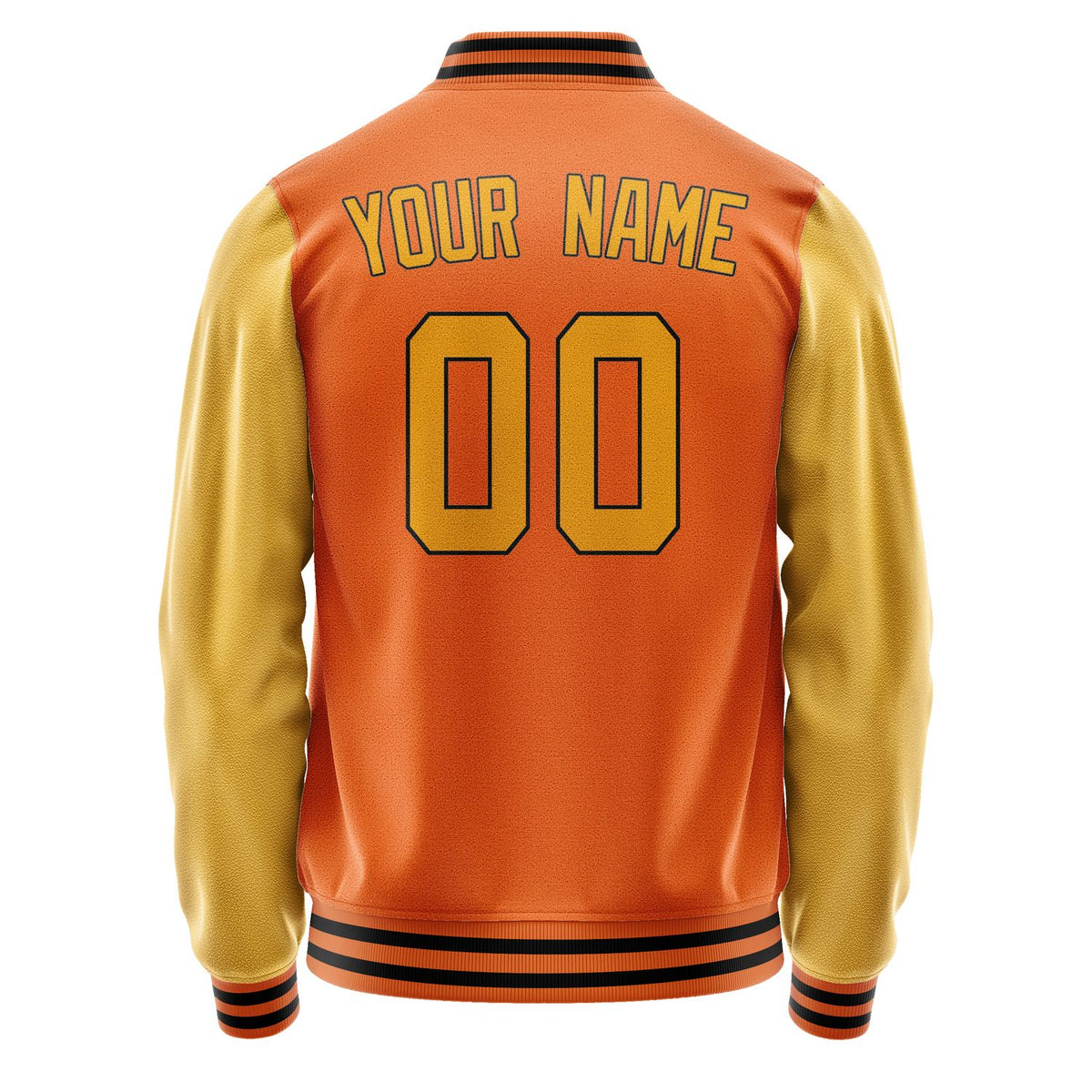 Custom Orange Yellow Jacket JA2828192817B31719