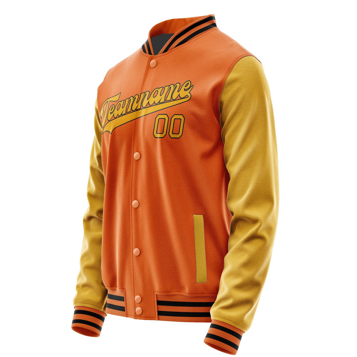 Custom Orange Yellow Jacket JA2828192817B31719