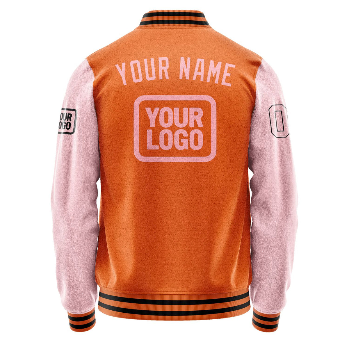 Custom Orange Light Pink Jacket JA282821281717212117