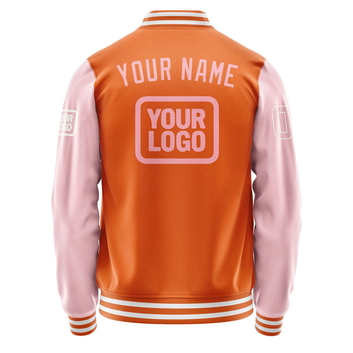 Custom Orange Light Pink Jacket JA282821281818212118