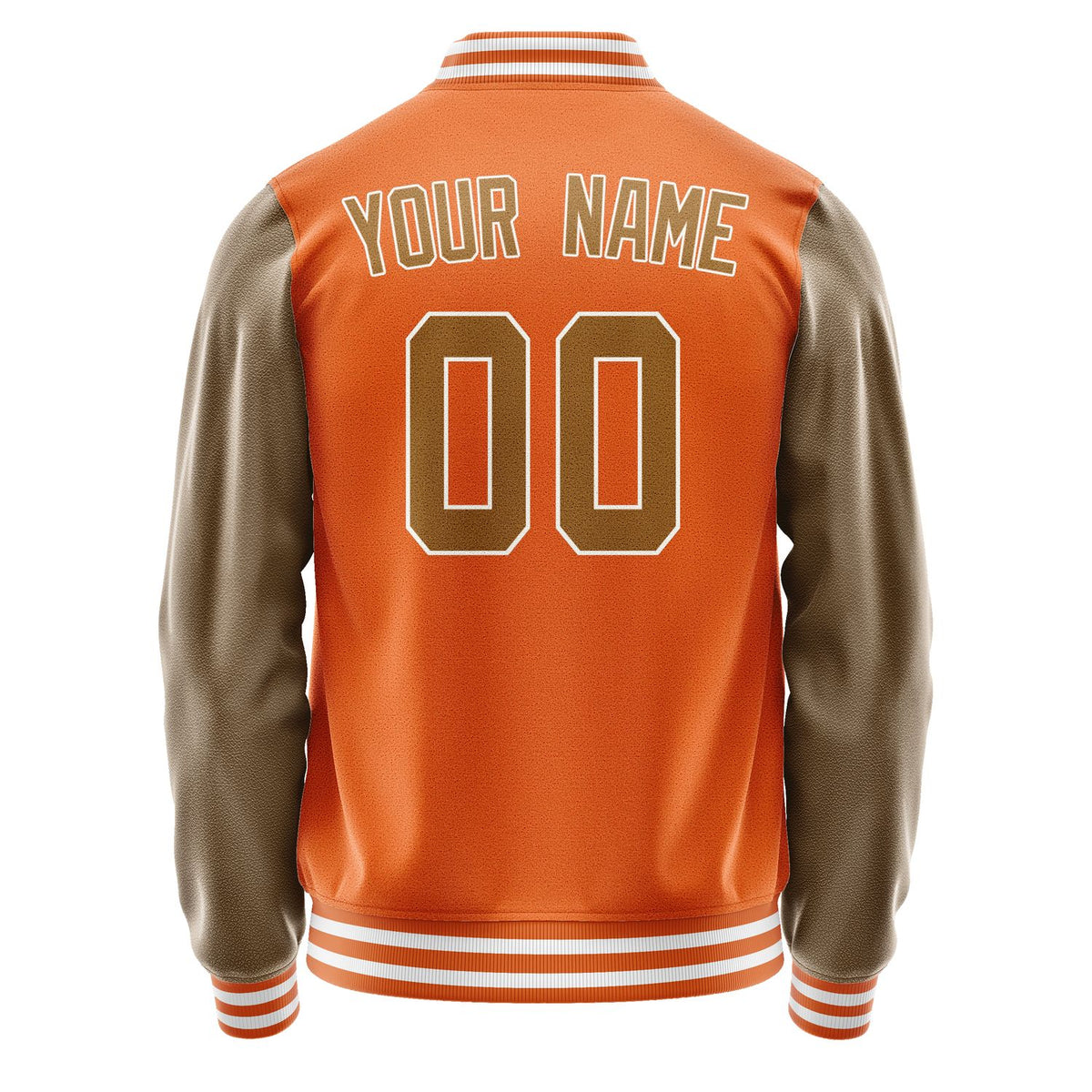 Custom Orange Khaki Jacket JA2828222818B31822