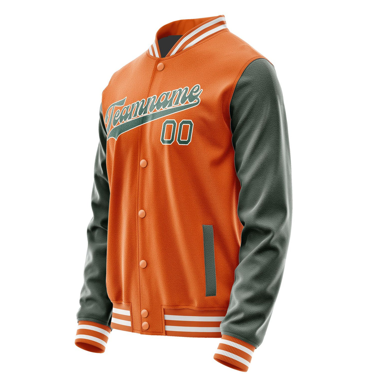 Custom Orange Blue Green Jacket JA2828272818B31827