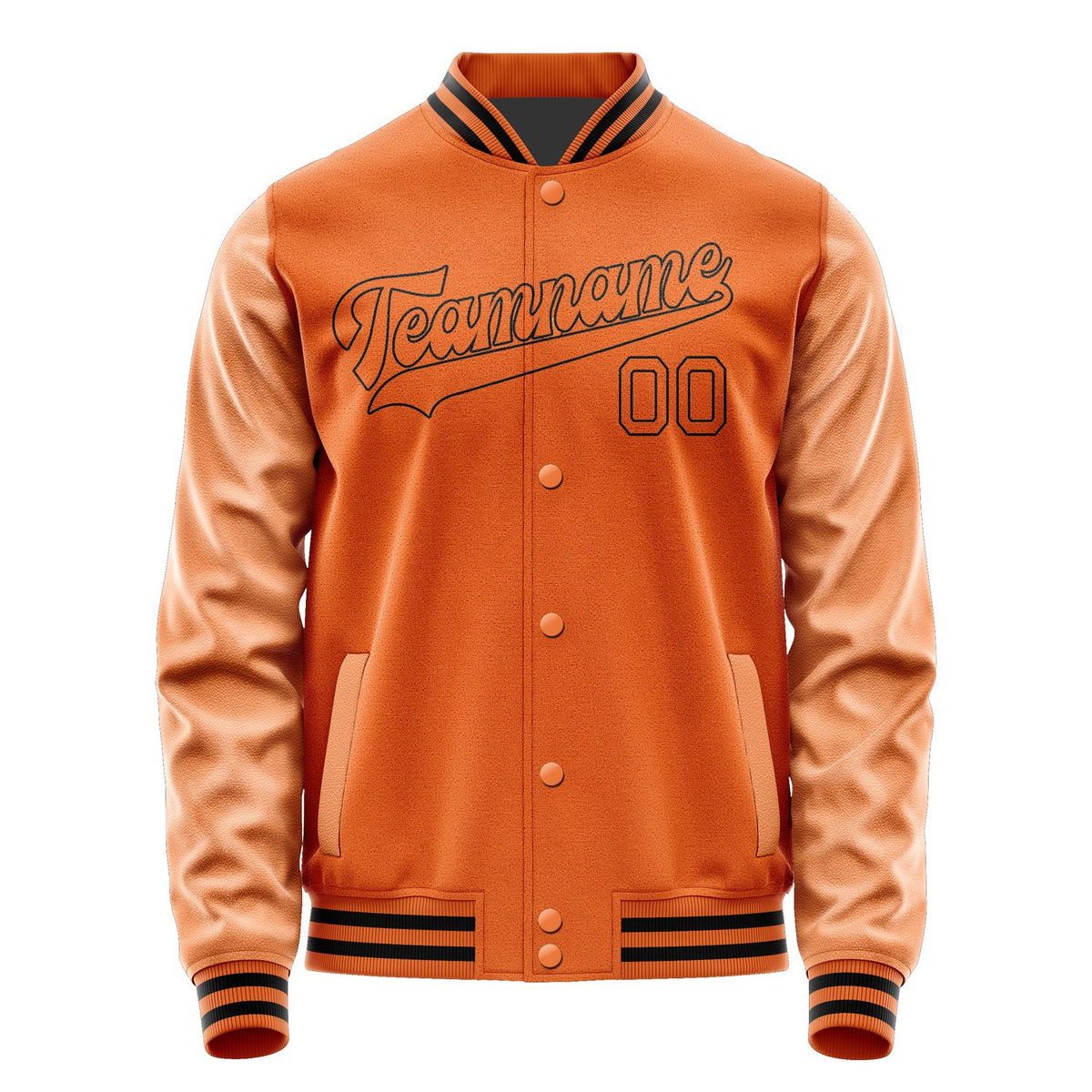 Custom Orange Orange Jacket JA2828282817B31728