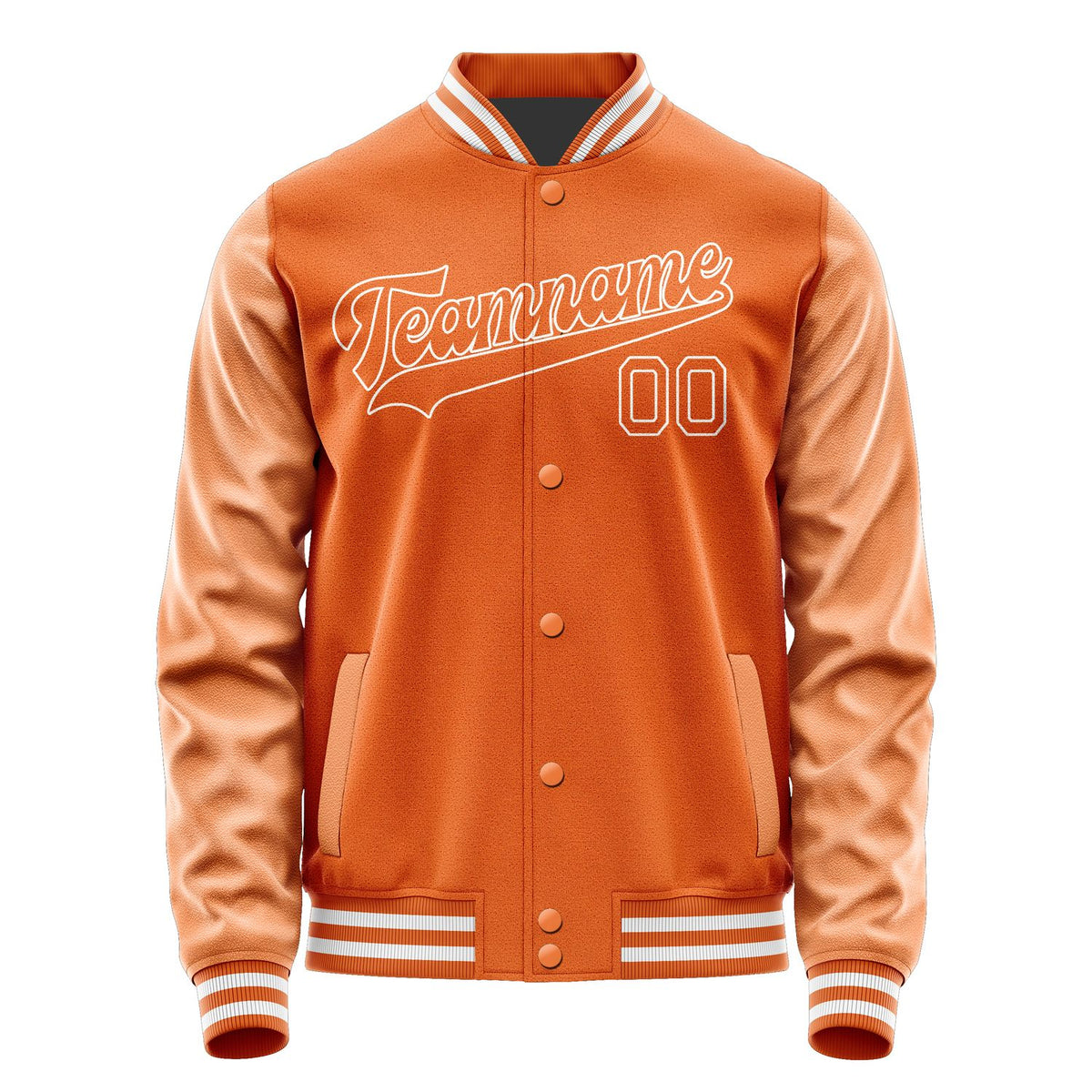 Custom Orange Orange Jacket JA2828282818B31828