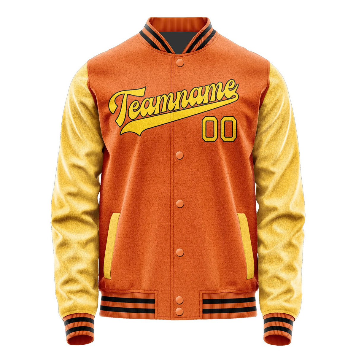 Custom Orange Gold Jacket JA2828302817B31730