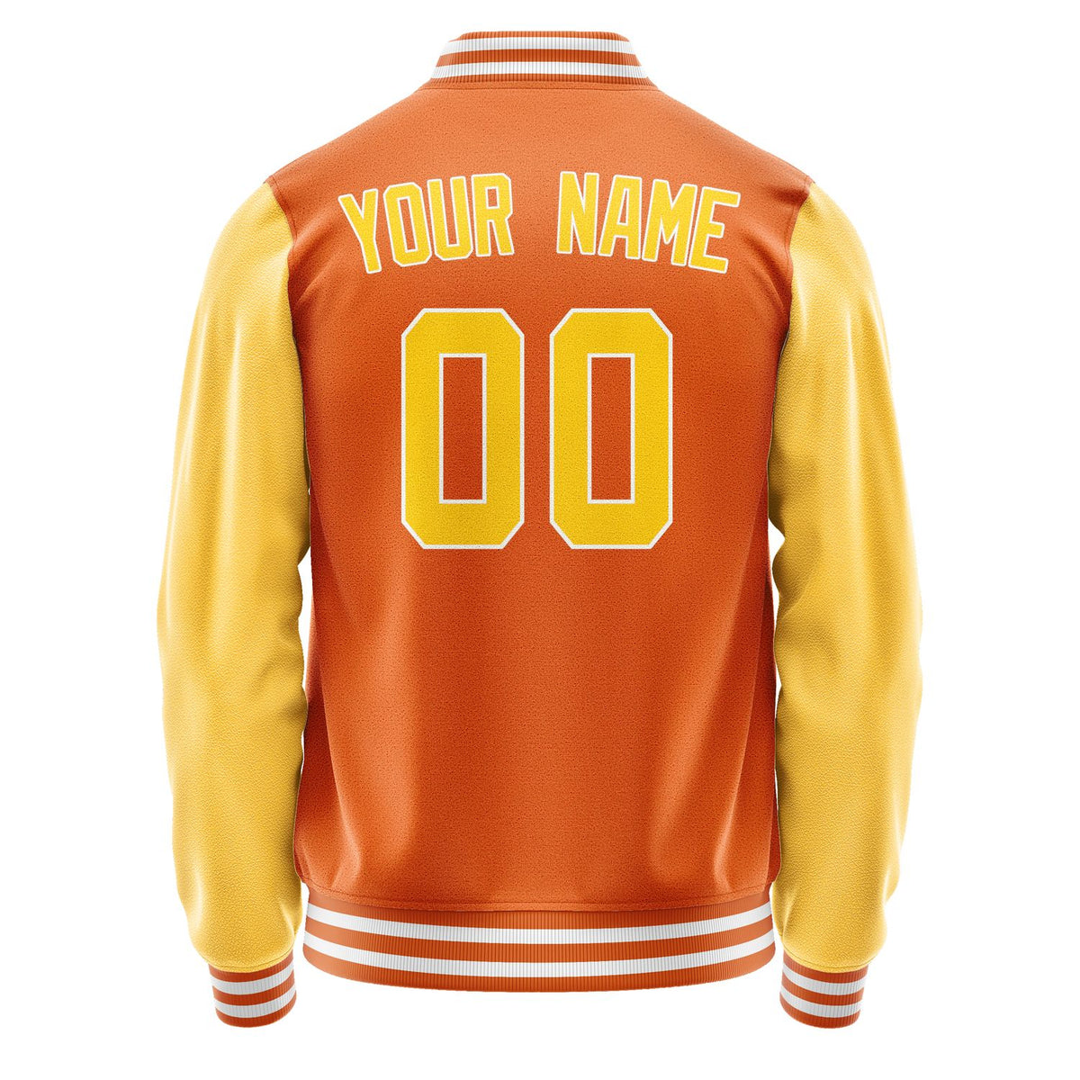 Custom Orange Gold Jacket JA2828302818B31830