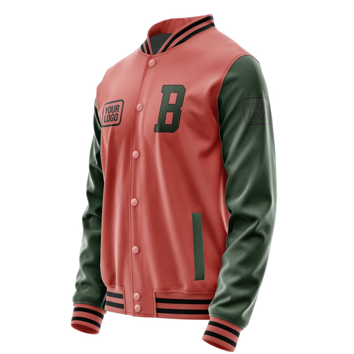 Custom Copper Rose Dark Green Jacket JA292906291717060617