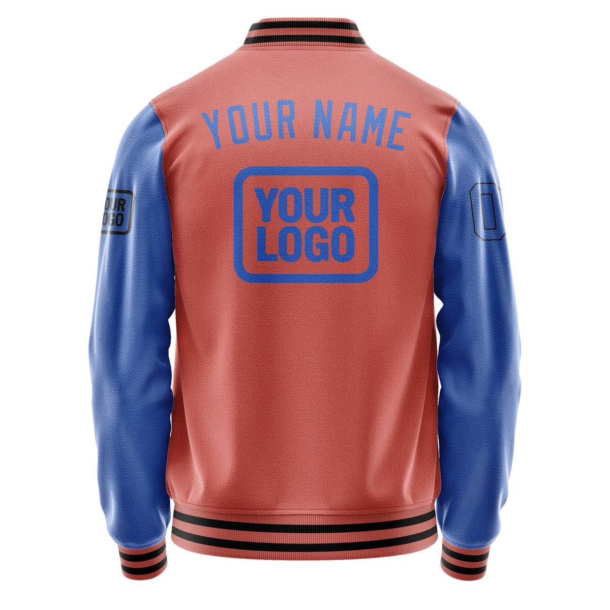 Custom Copper Rose Sky Blue Jacket JA292909291717090917