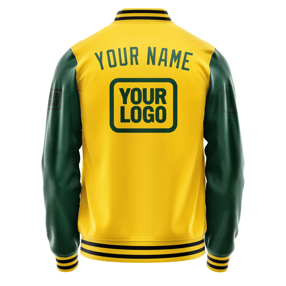 Custom Gold Green Jacket JA303005301717050517