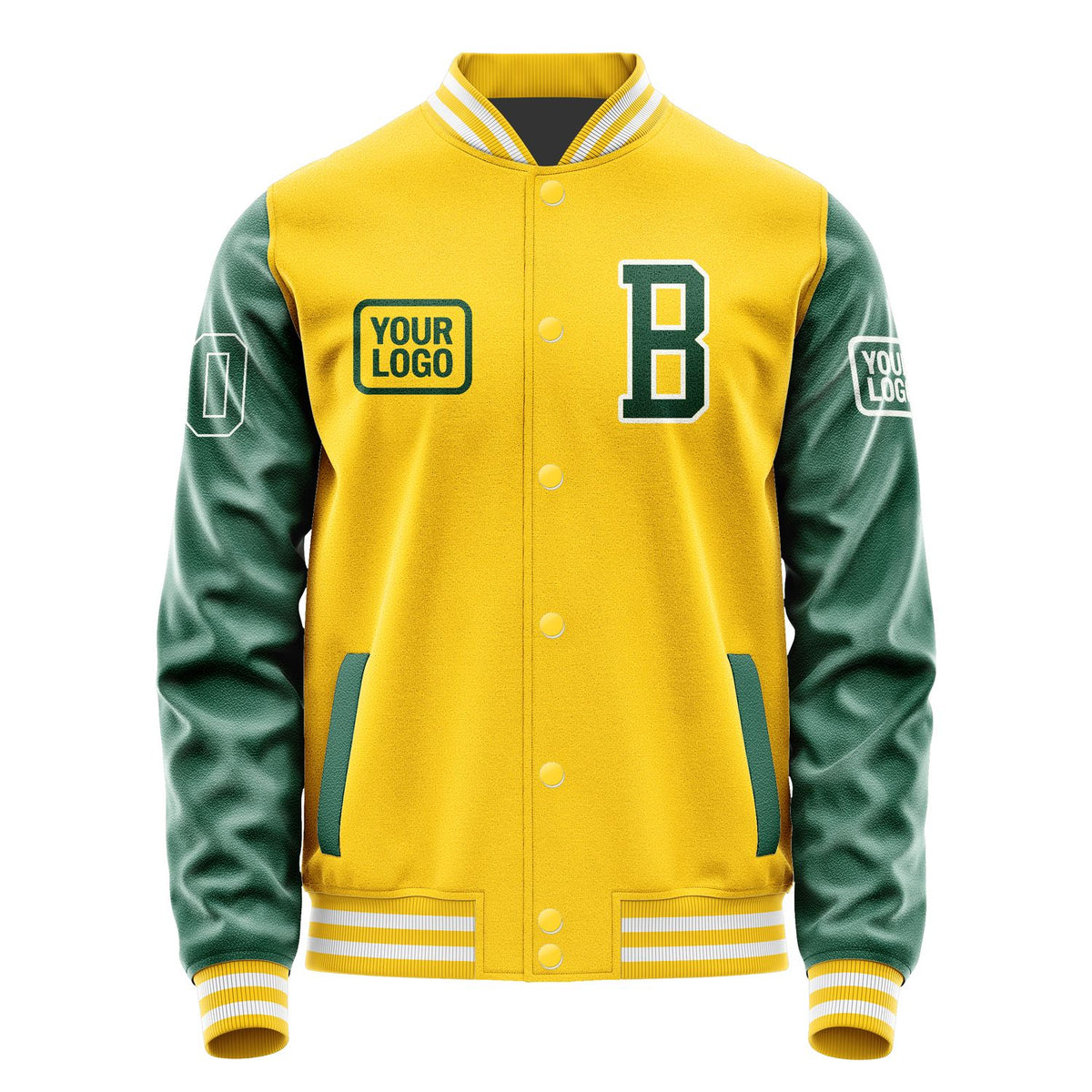 Custom Gold Green Jacket JA303005301818050518