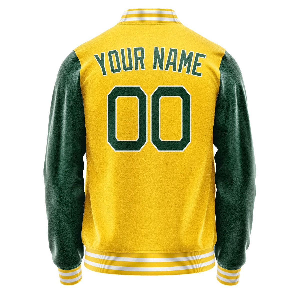 Custom Gold Green Jacket JA3030053017B21705